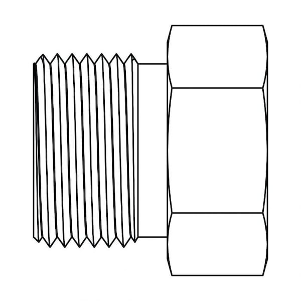Hydraulic Fitting-Metric CompressionL12(18X1.5) TUBE PLUG